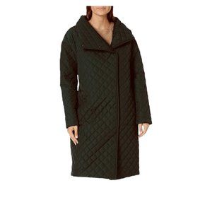 Daily Ritual long black coat size XXL, quilted with oversized-fit